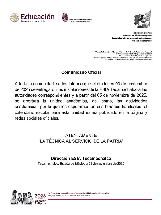 Propuesta de calendario académico