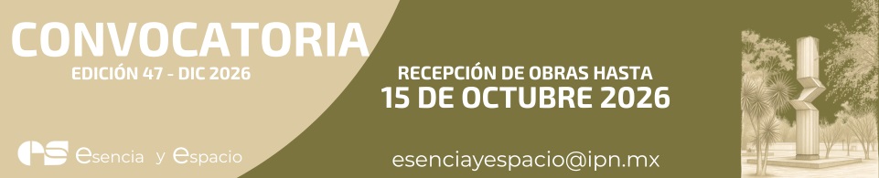 Convocatoria revista esencia y espacio