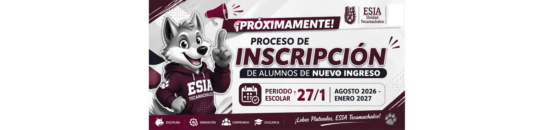 Aviso Inscripciones semestre 27/1
